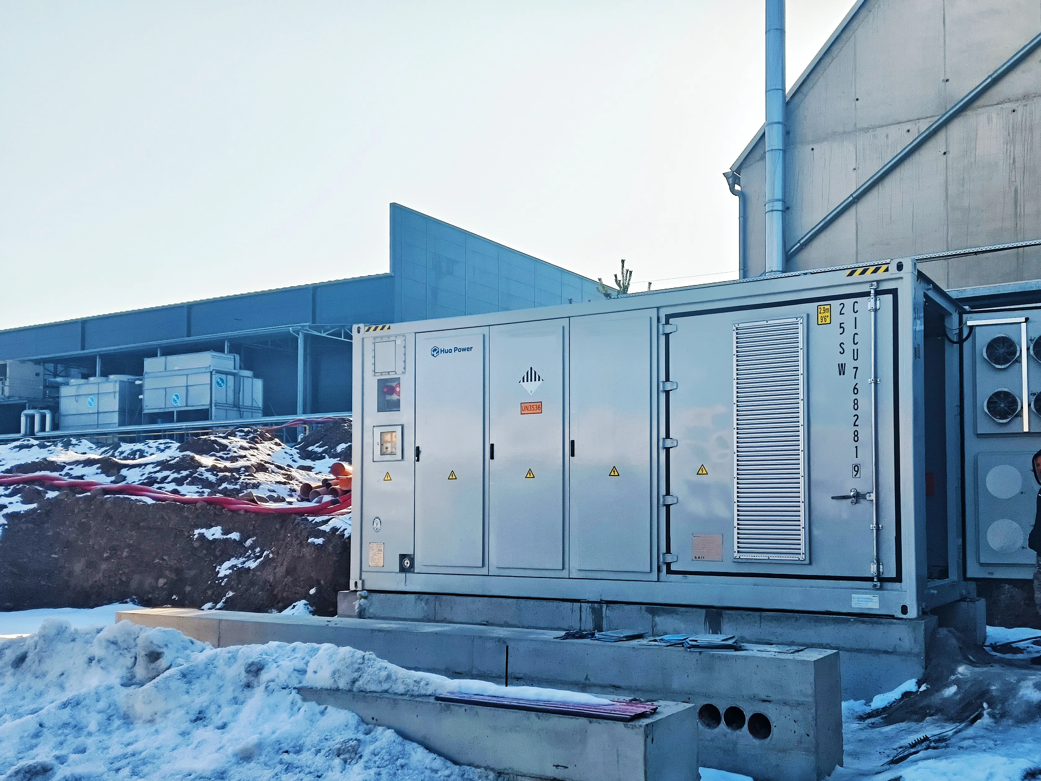 Commercial and industrial energy storage deployment at factory site